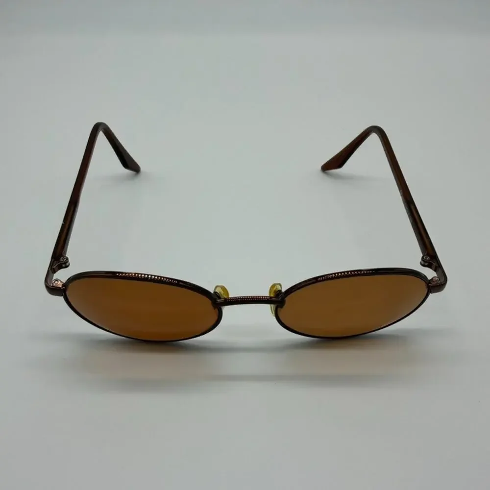 Capezio Shiny Copper Metal Oval Eyeglasses FRAME ONLY - Model 15 51-18-140